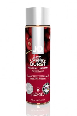 Ароматизированный любрикант на водной основе JO Flavored Cherry Burst , 4 oz (120мл.)